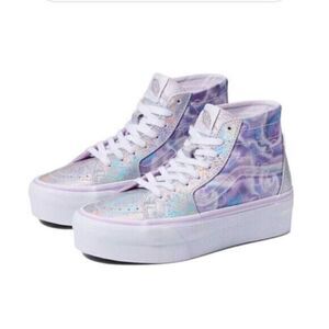 Vans Women's Sk8-Hi Tapered Butterfly Dreams Platform Sparkle